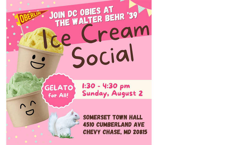 DC Club: The Annual Walter Behr '39 Ice Cream Social
