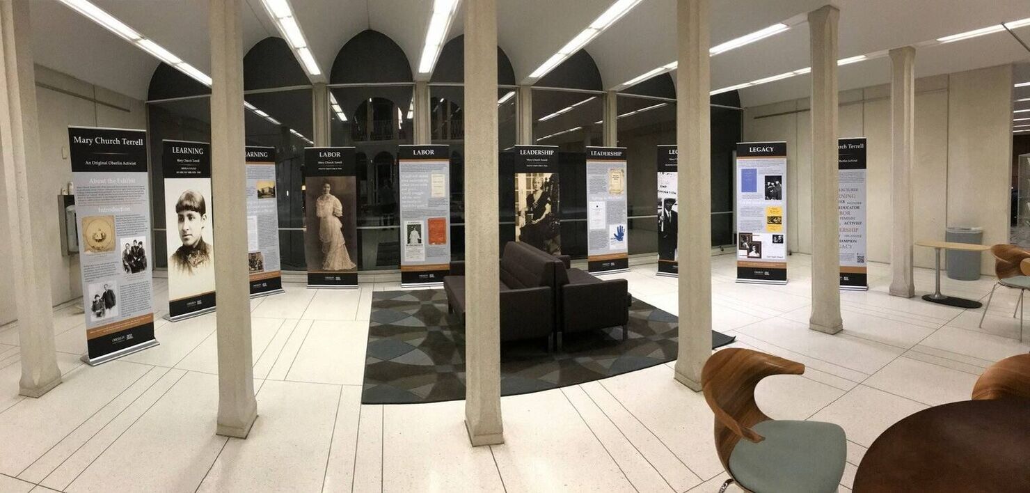 lobby of music building